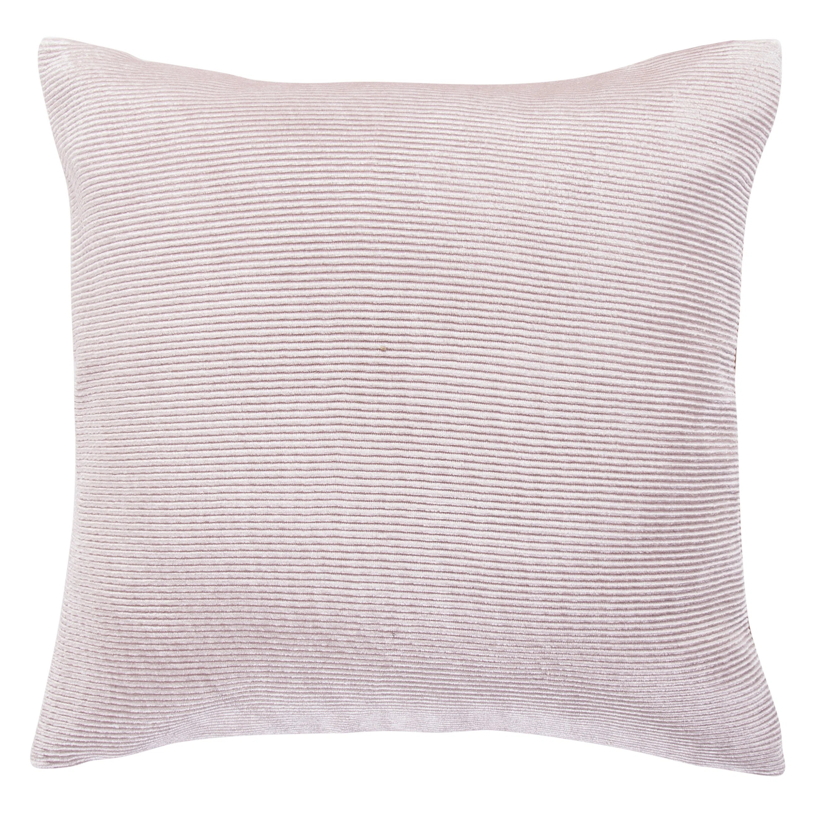 HiEnd Accents Solid Pink Velvet Textured Traditional 27x27 inch Euro Sham | Wayfair | Wayfair North America