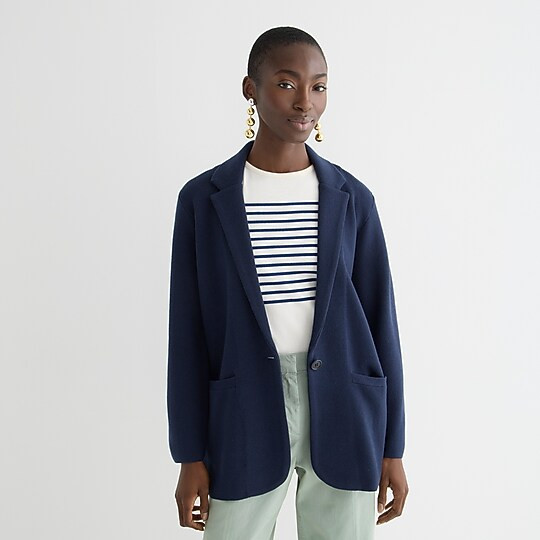 Cecile relaxed sweater-blazer | J. Crew US