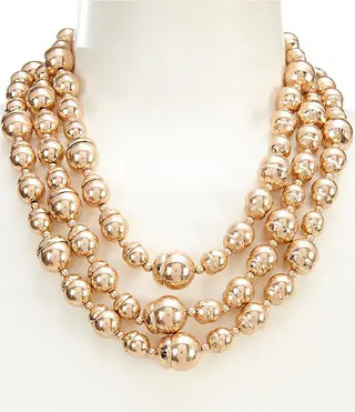 Southern Living Beaded Multi Strand Statement Necklace | Dillard's | Dillard's