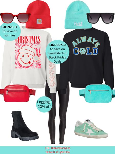 Winter outfit ideas

⭐️Sweatshirts - use LINDSEY10 to save 10% OR use any of the discount codes on their site if that’s more off for you!

⭐️Sunglasses: use code SJLINZ30A to save 10% 

Graphic sweatshirts, nirvana Christmas sweatshirt, letter patch sweatshirts, faux leather leggings, golden goose, chelsea boots, Walmart finds, Walmart fashion, beanie, Christmas outfit #blushpink #winterlooks #winteroutfits #winterstyle #winterfashion #wintertrends #shacket #jacket #sale #under50 #under100 #under40 #workwear #ootd #bohochic #bohodecor #bohofashion #bohemian #contemporarystyle #modern #bohohome #modernhome #homedecor #amazonfinds #nordstrom #bestofbeauty #beautymusthaves #beautyfavorites #goldjewelry #stackingrings #toryburch #comfystyle #easyfashion #vacationstyle #goldrings #goldnecklaces #fallinspo #lipliner #lipplumper #lipstick #lipgloss #makeup #blazers #primeday #StyleYouCanTrust #giftguide #LTKRefresh #LTKSale #springoutfits #fallfavorites #LTKbacktoschool #fallfashion #vacationdresses #resortfashion #summerfashion #summerstyle #rustichomedecor #liketkit #highheels #Itkhome #Itkgifts #Itkgiftguides #springtops #summertops #Itksalealert #LTKRefresh #fedorahats #bodycondresses #sweaterdresses #bodysuits #miniskirts #midiskirts #longskirts #minidresses #mididresses #shortskirts #shortdresses #maxiskirts #maxidresses #watches #backpacks #camis #croppedcamis #croppedtops #highwaistedshorts #goldjewelry #stackingrings #toryburch #comfystyle #easyfashion #vacationstyle #goldrings #goldnecklaces #fallinspo #lipliner #lipplumper #lipstick #lipgloss #makeup #blazers #highwaistedskirts #momjeans #momshorts #capris #overalls #overallshorts #distressesshorts #distressedjeans #whiteshorts #contemporary #leggings #blackleggings #bralettes #lacebralettes #clutches #crossbodybags #competition #beachbag #halloweendecor #totebag #luggage #carryon #blazers #airpodcase #iphonecase #hairaccessories #fragrance 

#LTKGiftGuide #LTKSeasonal #LTKCyberweek