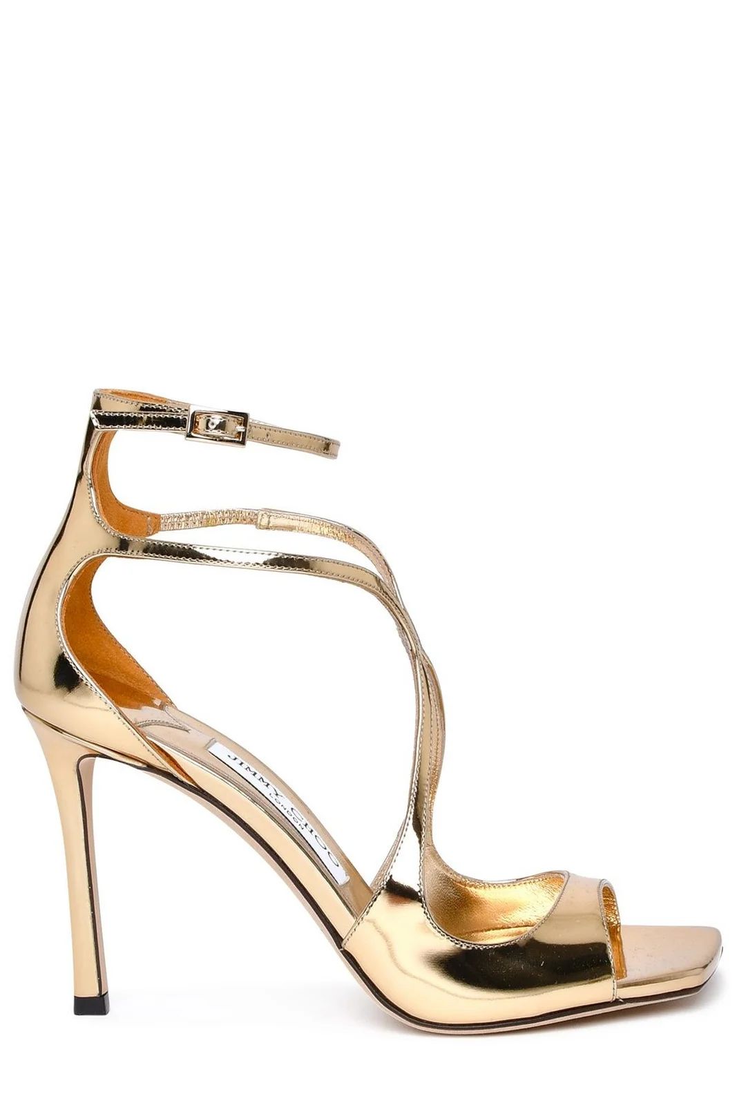 Jimmy Choo Azia 95 Ankle Strapped Sandals | Cettire Global