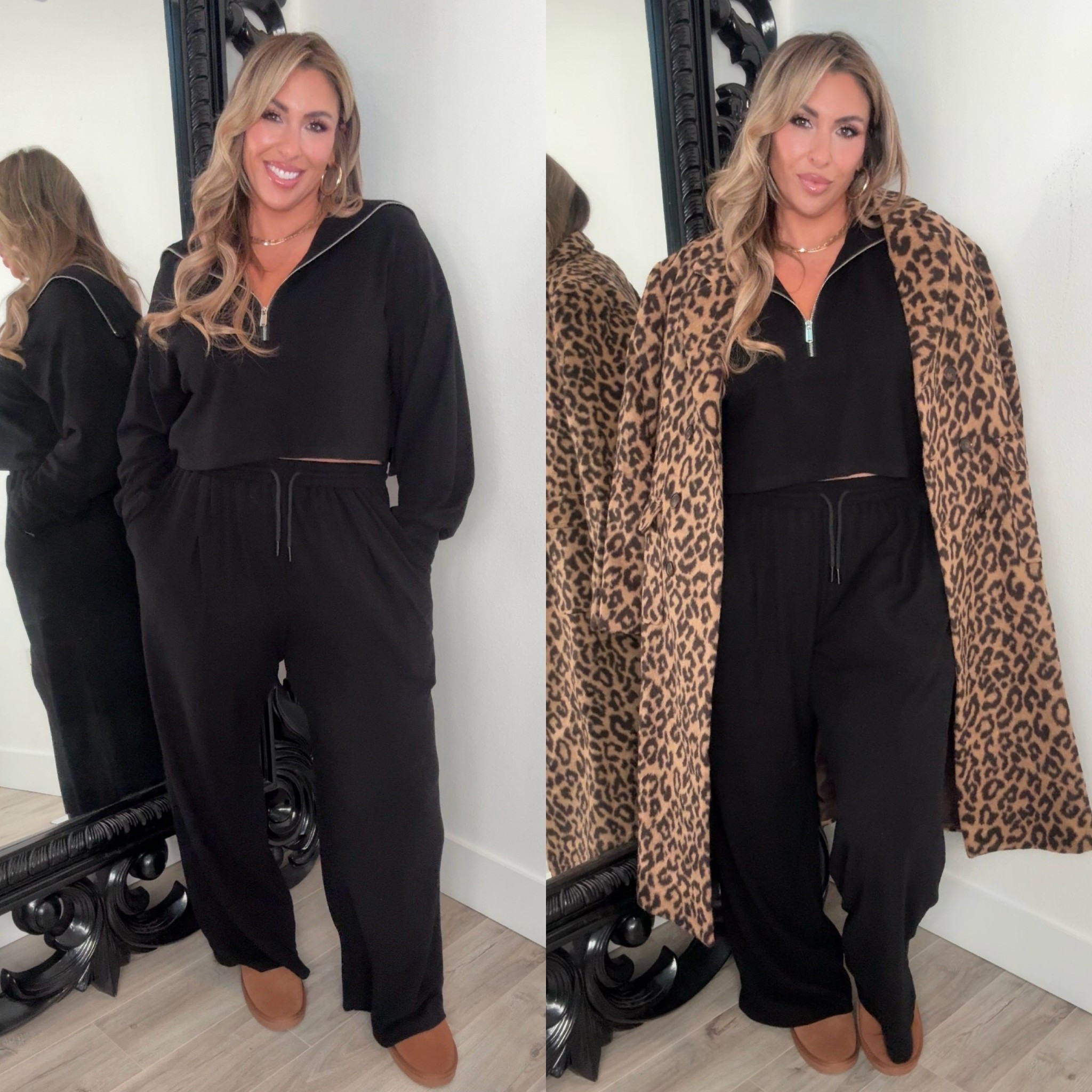 Elevated casual. The softest set size XL! 
Coat size XXL
Hoops 50mm

#LTKCyberWeek #LTKSaleAlert #LTKMidsize