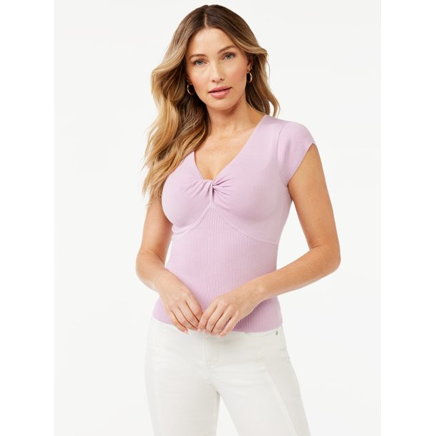 Sofia Jeans by Sofia Vergara Women's Twist Tee - Walmart.com | Walmart (US)