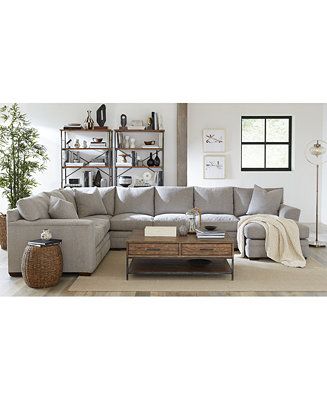 Furniture CLOSEOUT! Loranna Fabric Sectional Collection, Created for Macy's & Reviews - Furniture... | Macys (US)