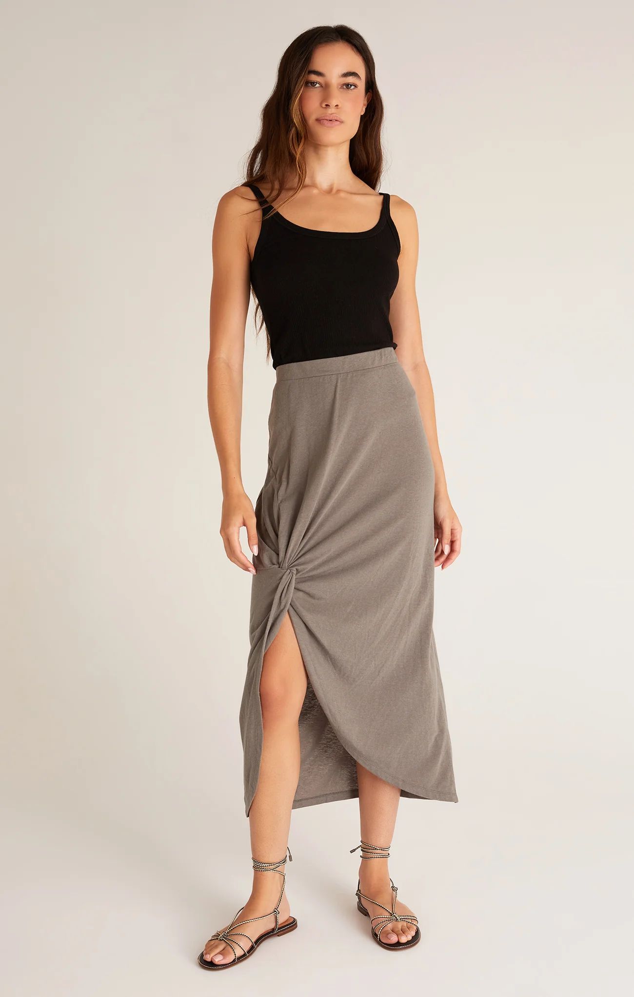 Sabina Triblend Knot Skirt | Z Supply