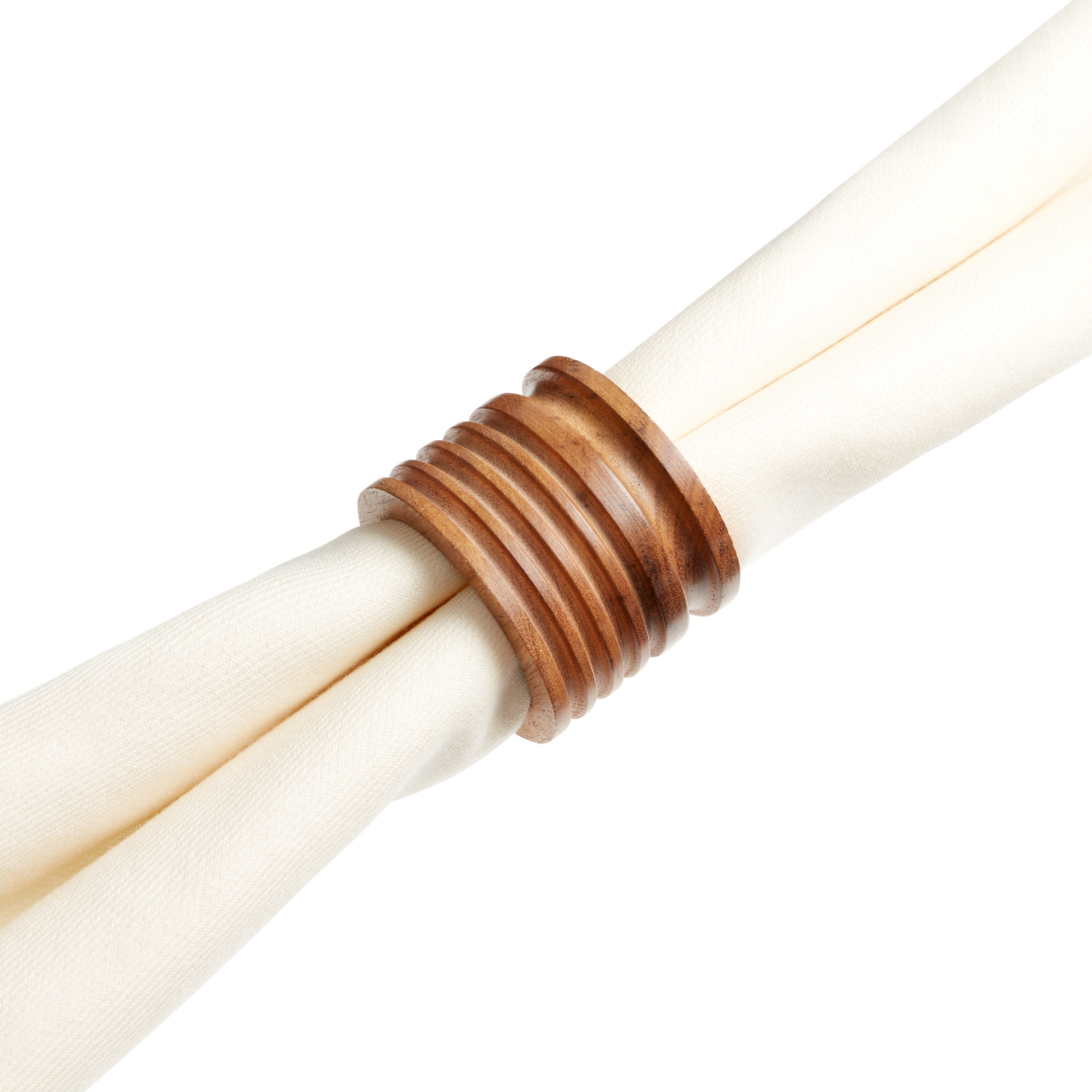 Turned Wood Napkin Rings Set of 4 | World Market