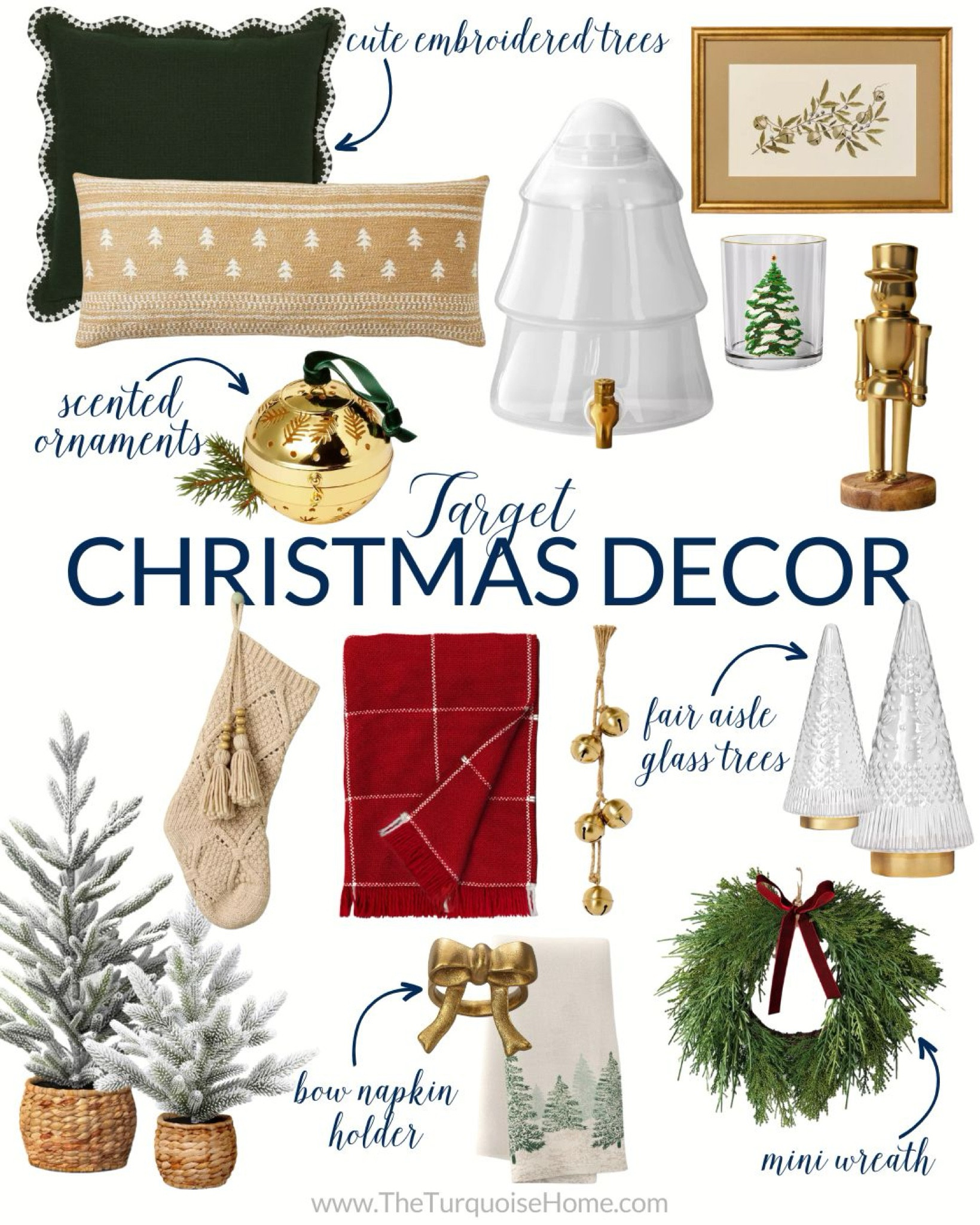 Some of the cutest Christmas decor I’ve seen is from Target!! That beautiful green scalloped pillow is adorable! And the. Scented Christmas ornaments are not only beautiful, but will make your fake tree smell real!! Love my fair aisle glass trees that they brought back this year! Get everything while it’s still in stock! 

#LTKHome #LTKHoliday #LTKSeasonal