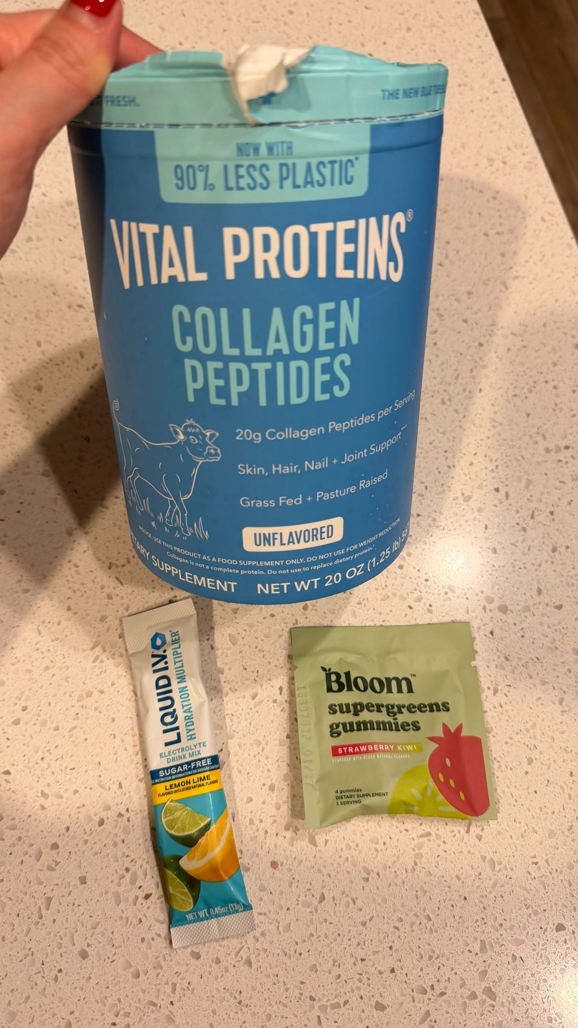 Favorite daily supplement lineup that tastes good and is good for you! 

#LTKdayinmylife #LTKfitnessgoals #LTKselfcare