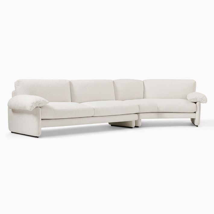 Parry 2-Piece Wedge Sectional (140") | West Elm (US)