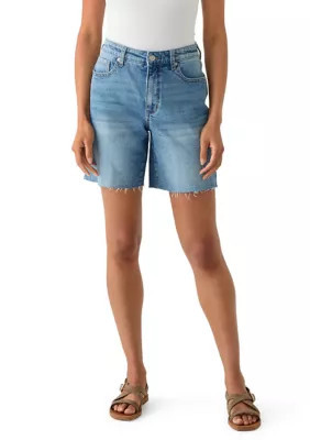 Wonderly Women's Bermuda Denim Shorts, 12 | Belk