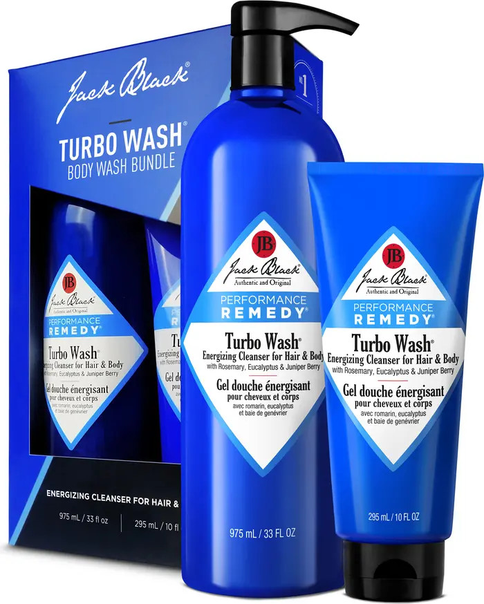 Jack Black Turbo Wash® Energizing Cleanser for Hair & Body Duo $76 Value | Nordstrom | Nordstrom