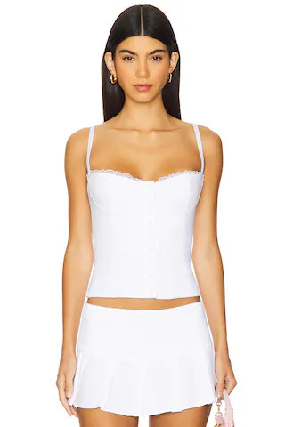Bella Venice Caity Corset in White from Revolve.com | Revolve Clothing (Global)
