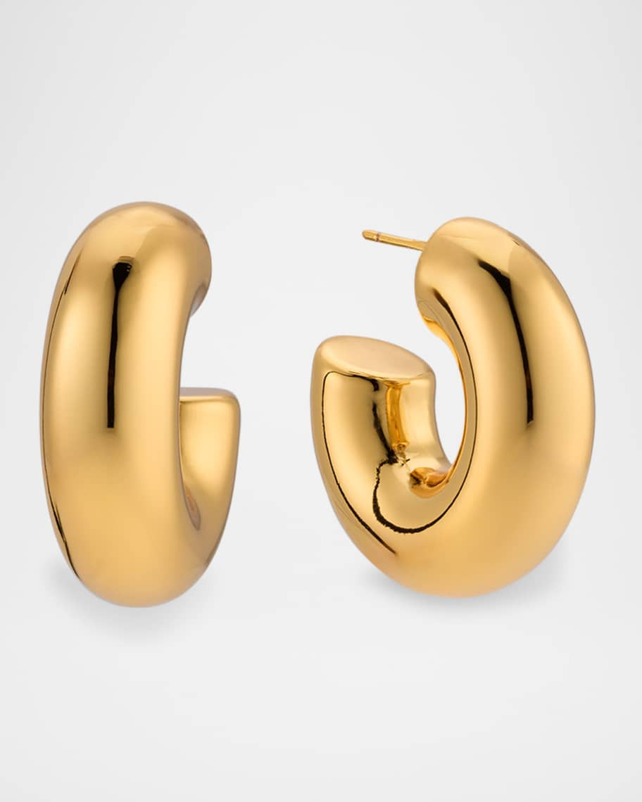 NEST Jewelry High Polish Chunky Hoop Earrings | Neiman Marcus