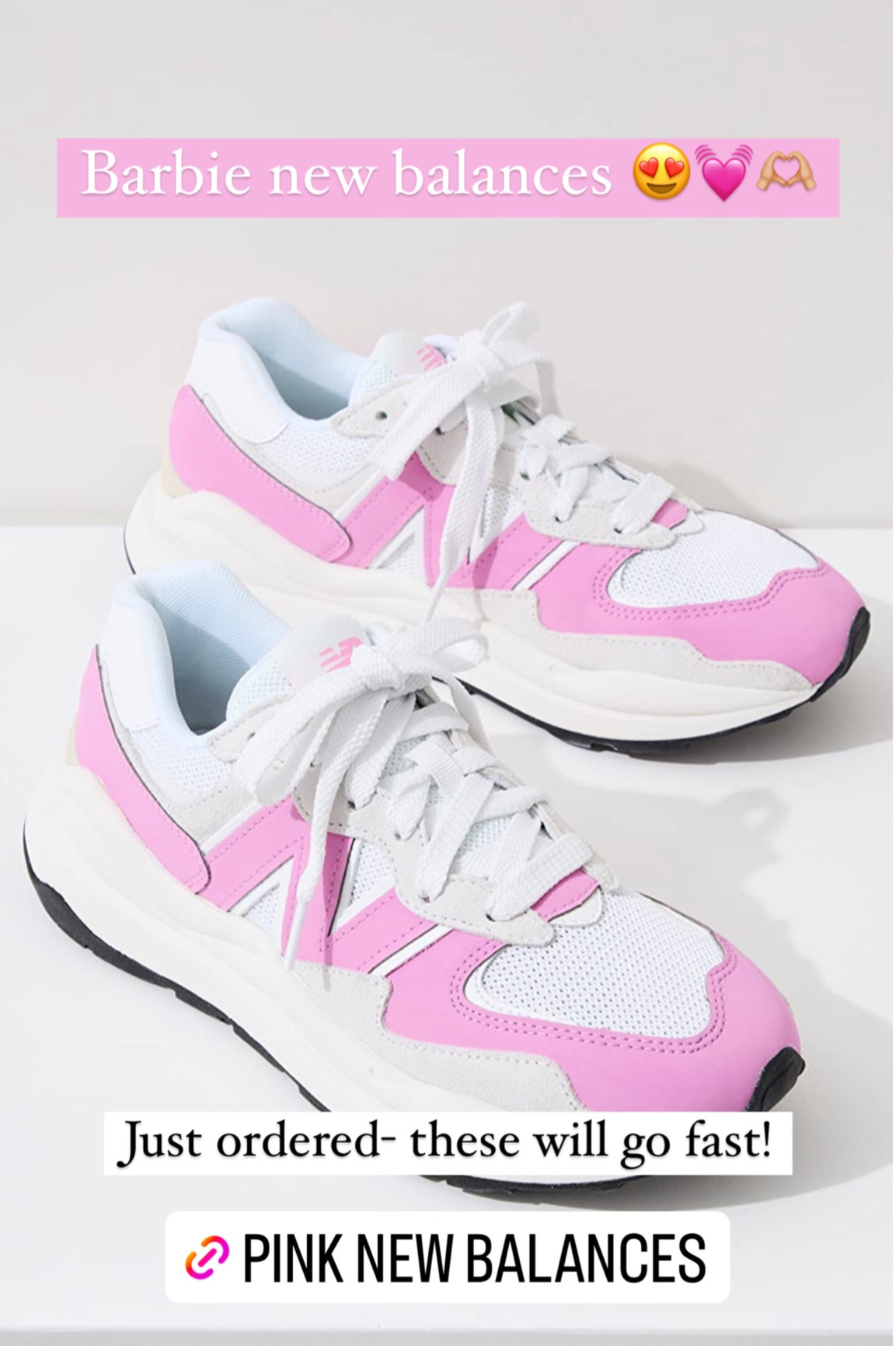 New balance hotsell 580 barbie