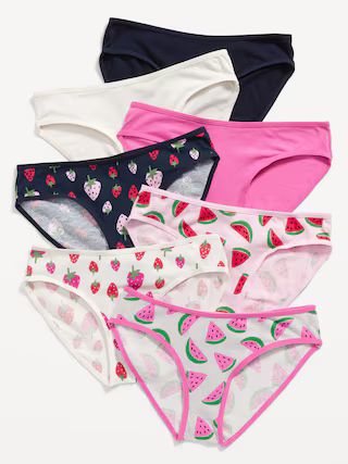Printed Bikini Underwear 7-Pack for Girls | Old Navy (US)