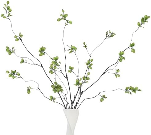 38.5 Inch 4 Pcs Artificial Branches Realistic Ficus Branches，Artificial Greenery Stems, Realist... | Amazon (US)