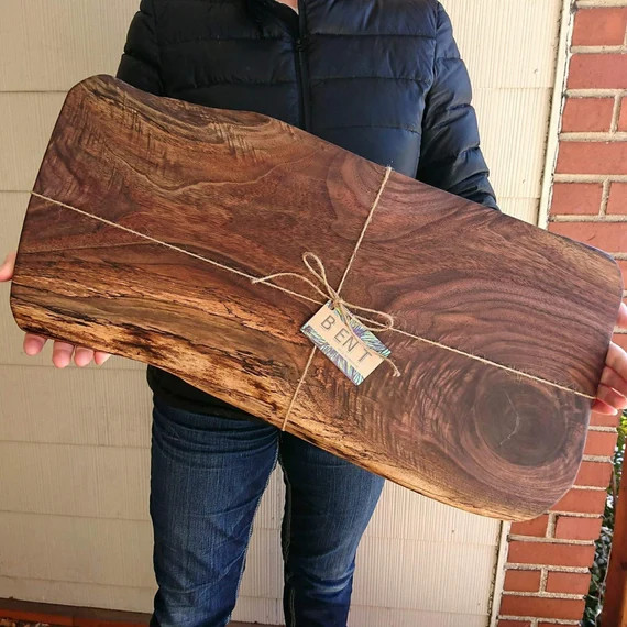 Extra Large Charcuterie Board - Live Edge Serving Board - Personalized Housewarming Gift - Custom... | Etsy (US)
