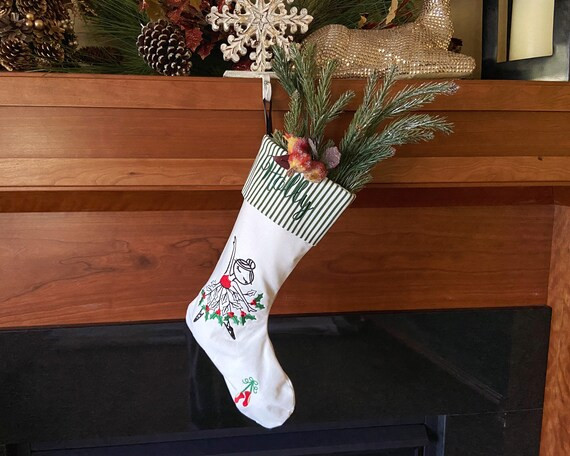 Christmas Stocking Personalized Embroidered Keepsake Family | Etsy | Etsy (US)