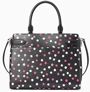 Kate Spade Staci Medium Satchel Glimmer Dot Glitter Shoulder Bag In Black Multi | Amazon (US)