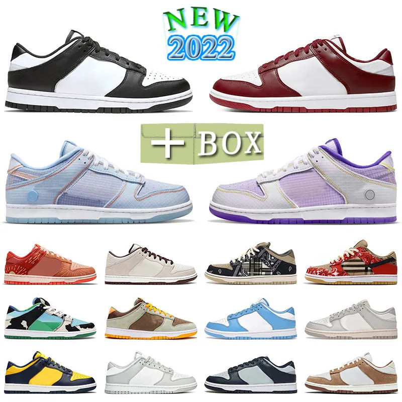 Union LA X Dunkes Low Lake Casual Big Size US 12 13 Mens Womens Panda Skateboarding Sneakers Desi... | DHGate