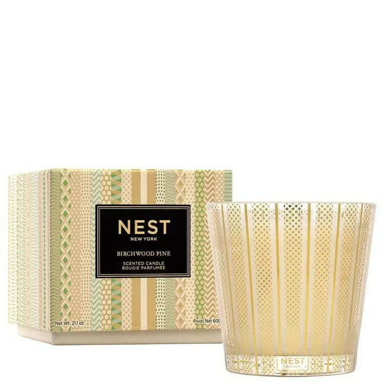 NEST Fragrances 3-Wick Candle- Birchwood Pine , 21.2 oz | Walmart (US)