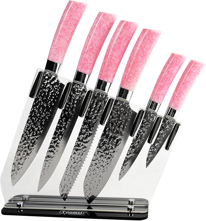 Kitchen Knives Set, High Carbon Stainless Steel Knife Set 7PCS, Super Sharp Cutlery Knife Set wit... | Amazon (US)