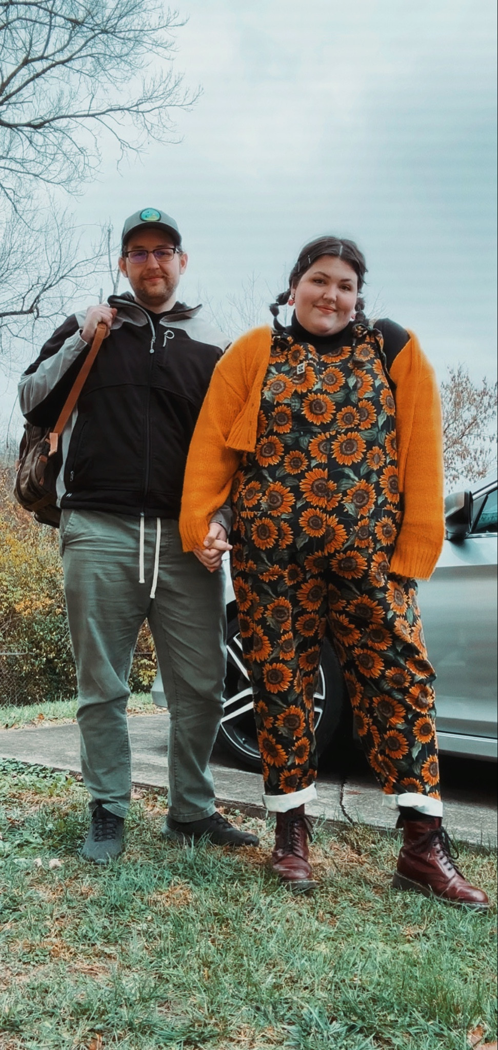 Plus Size Winter Outfit: overalls- Lucy and Yak, turtleneck- Walmart, cardigan- The Plus Bus, Boots- Dr. Martens

#LTKplussize #LTKmidsize #LTKstyletip