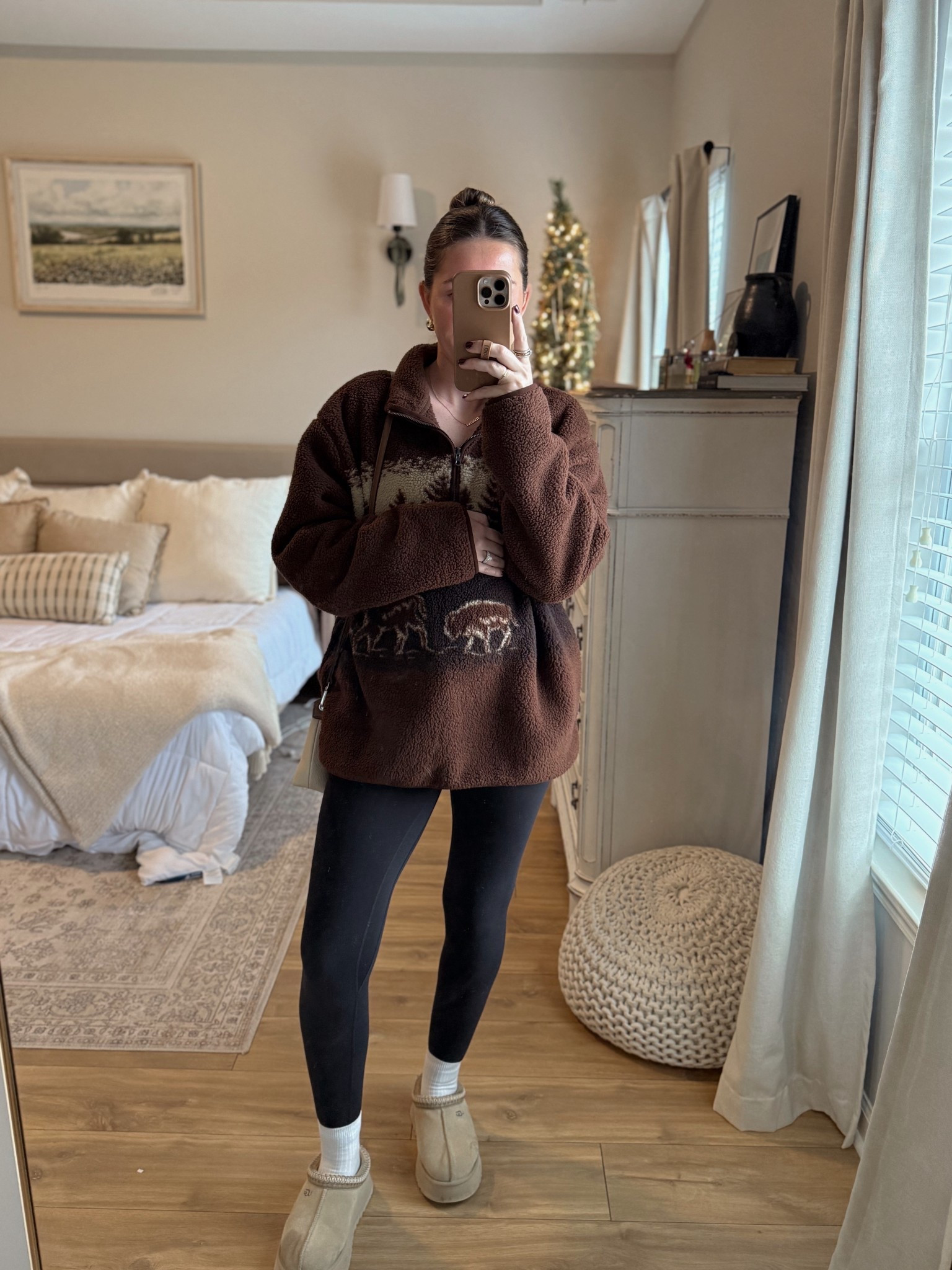 Wearing an XL in pullover 🤎

#LTKBump #LTKFindsUnder50 #LTKmomlife