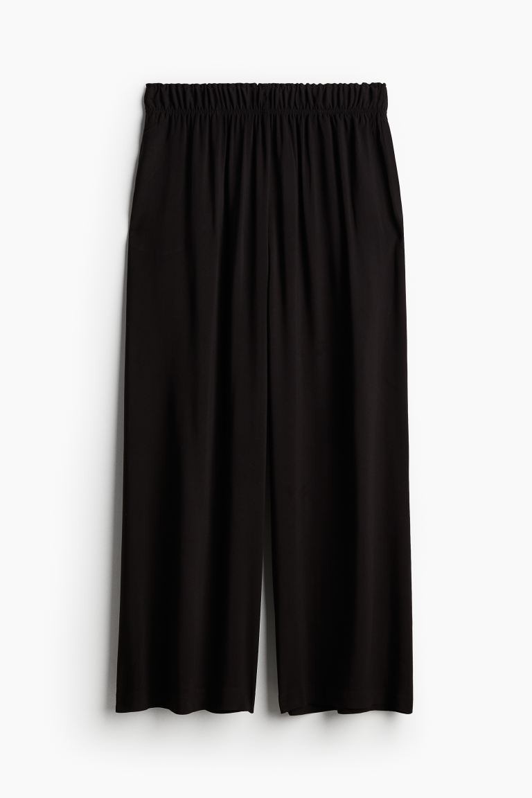 Crop Pull-on Pants - Rust red - Ladies | H&M US | H&M (US + CA)