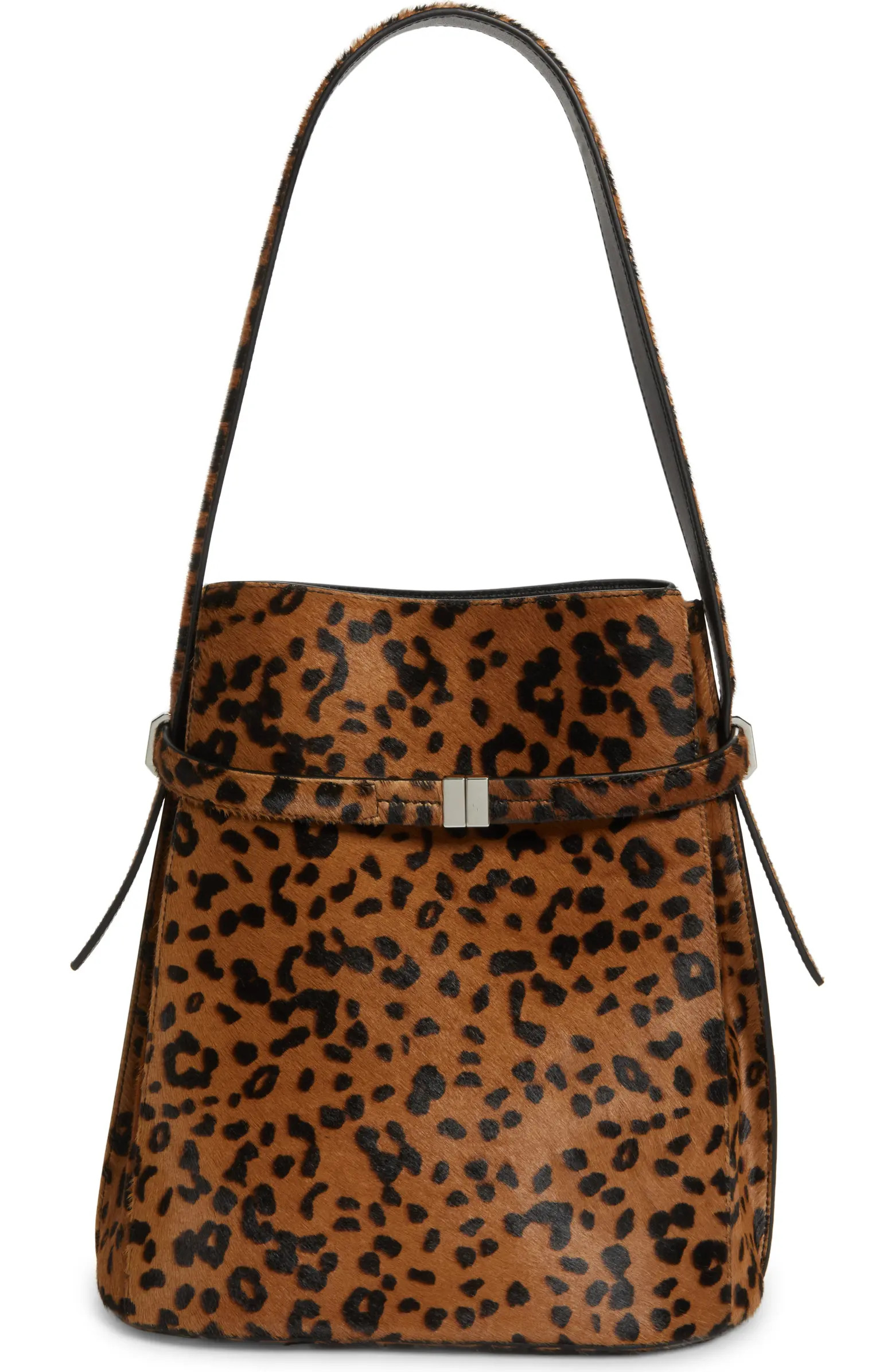 T-Lock Genuine Calf Hair Clutch | Nordstrom