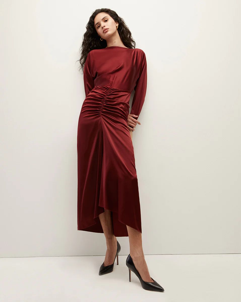 Sabri Stretch-Silk Charmeuse Dress | Veronica Beard