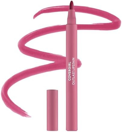 Covergirl Outlast Lipstain, 62 Blushed Mauve, Smooth Application, Precise Pen-Like Tip, Transfer-... | Amazon (US)
