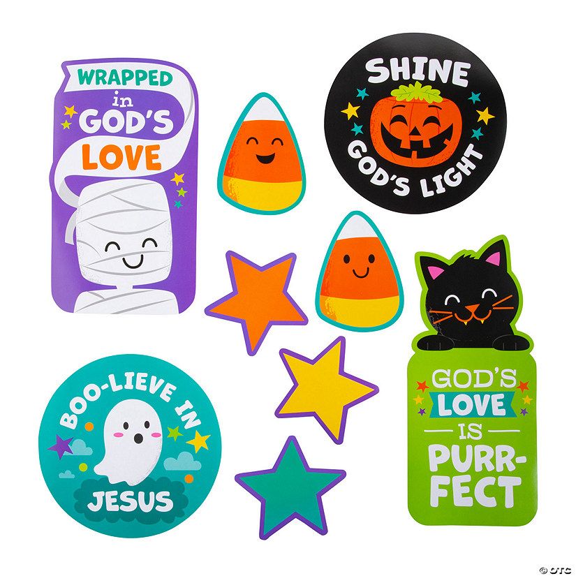 Religious Halloween Cutouts - 9 Pc. | Oriental Trading Company