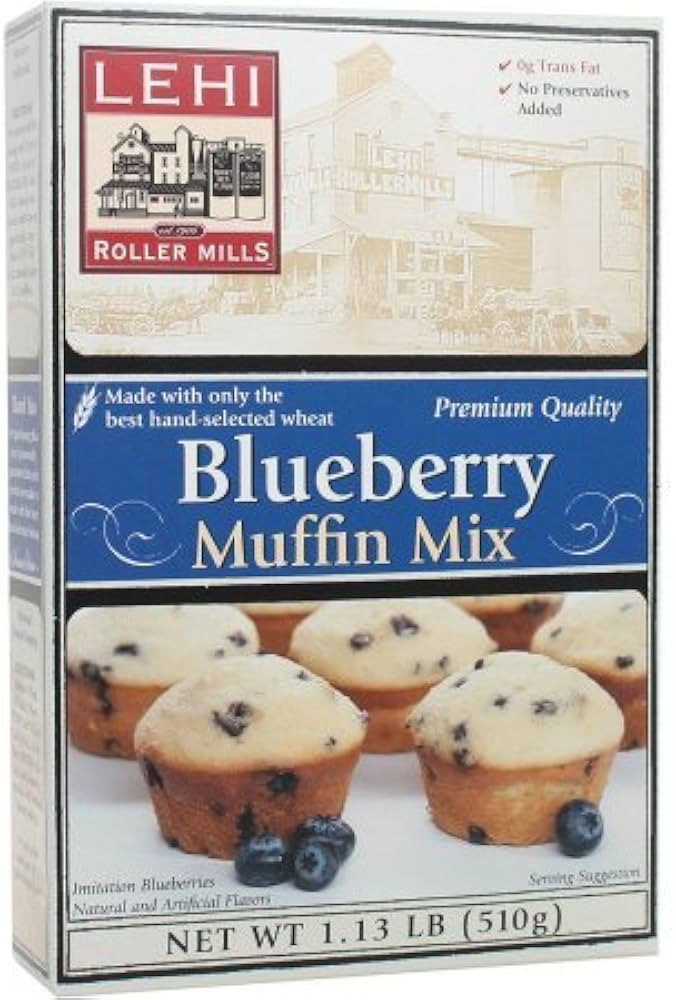 Lehi Roller Mills Blueberry Muffin Mix (Pack of 4) | Amazon (US)