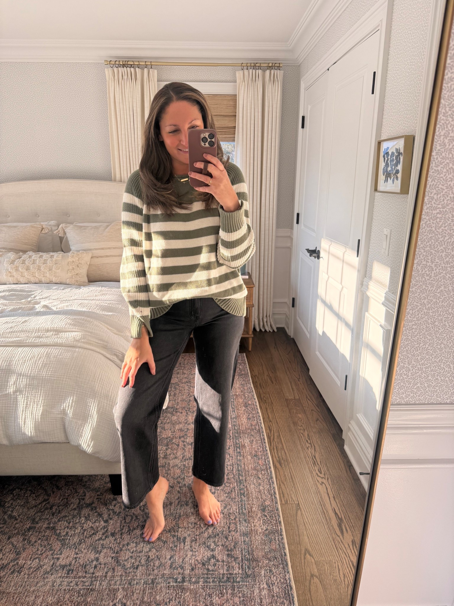 Today’s OOTD! My $50 @Quince jeans (true to size - love!!) and @Aerie sweater 🙌🏻

#LTKSaleAlert #LTKHome #LTKootd