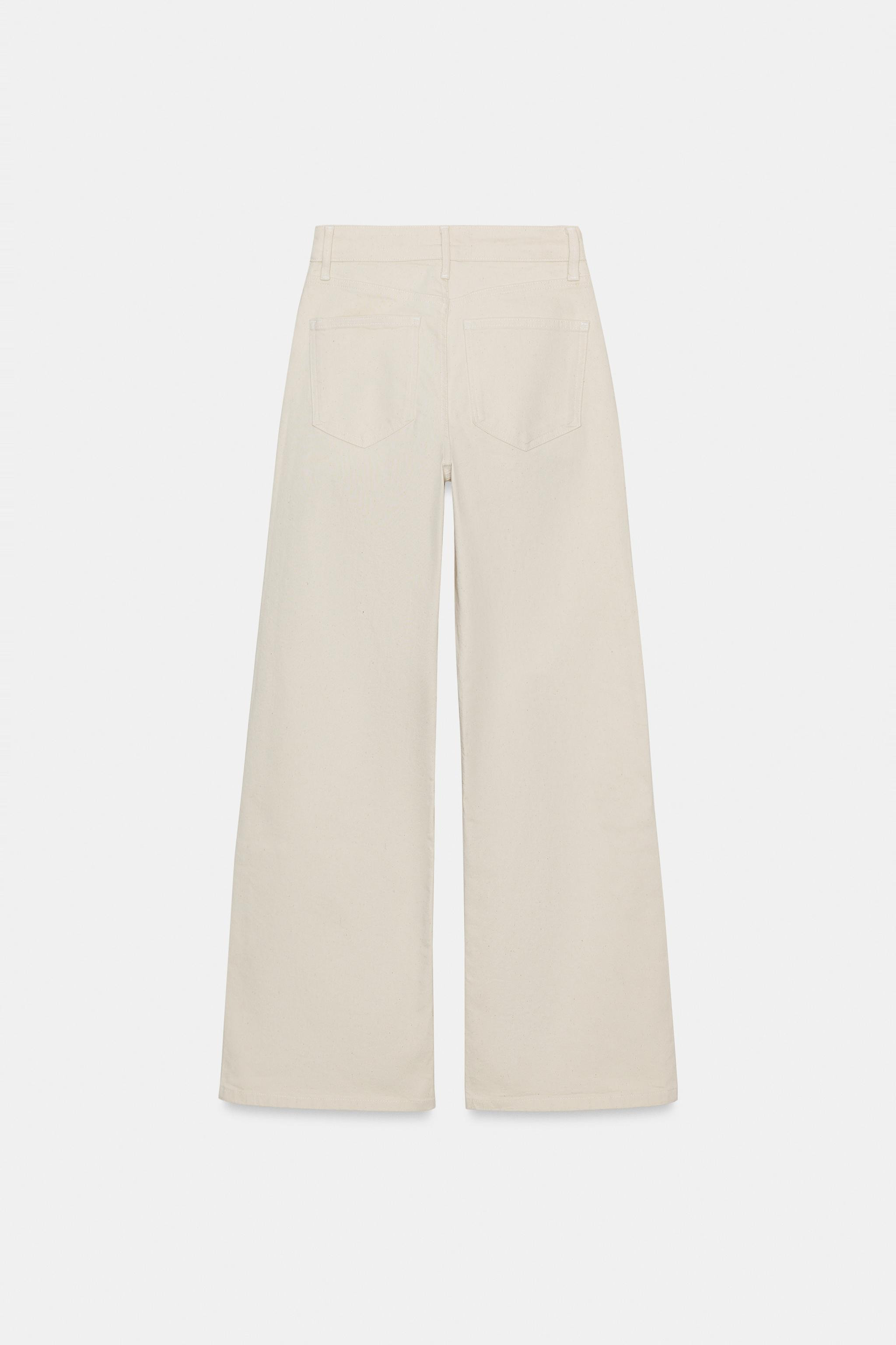ZW COLLECTION HIGH-WAIST WIDE LEG JEANS | Zara US