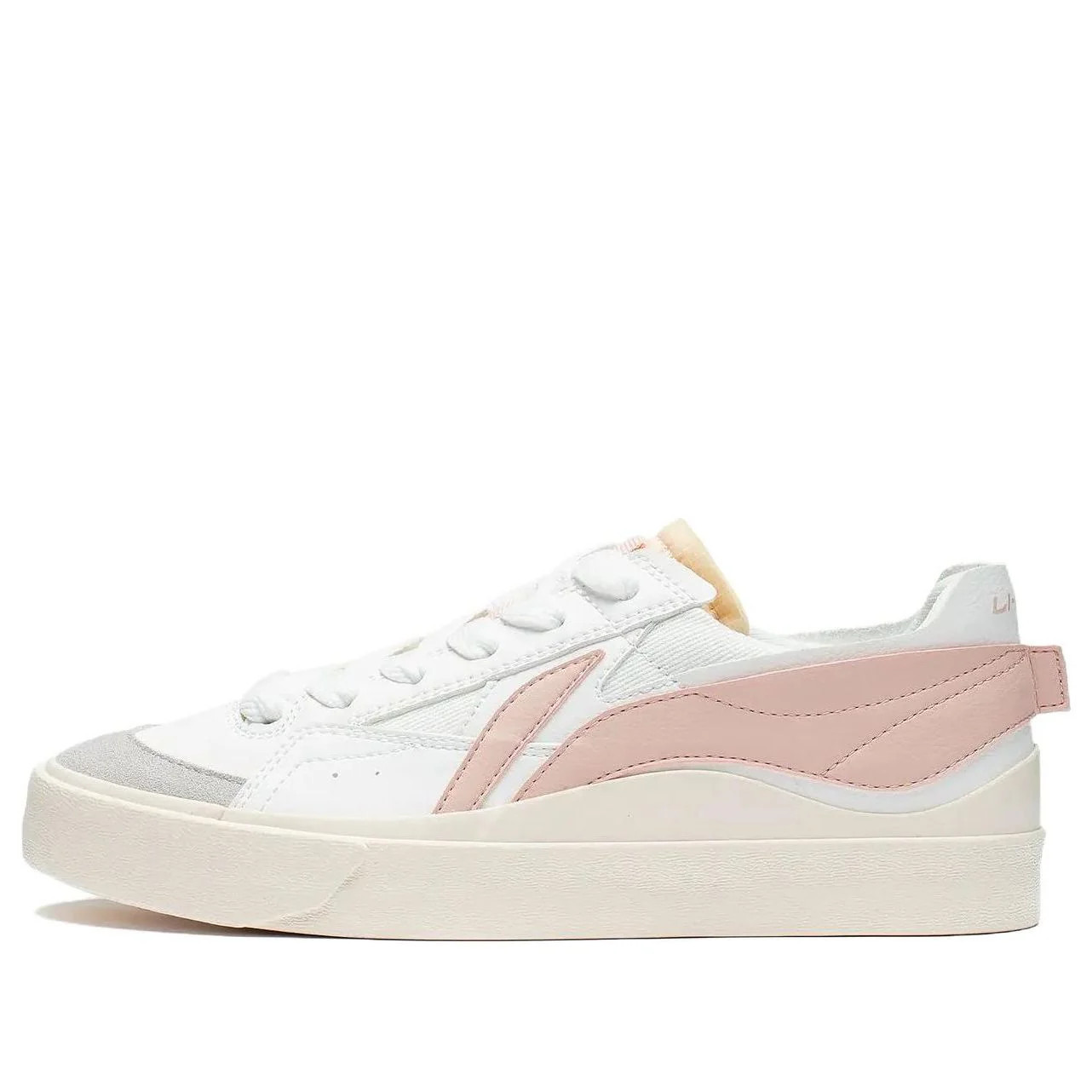 (WMNS) Li-Ning Fashion Skate Shoes 'White Pink' | KICKS CREW