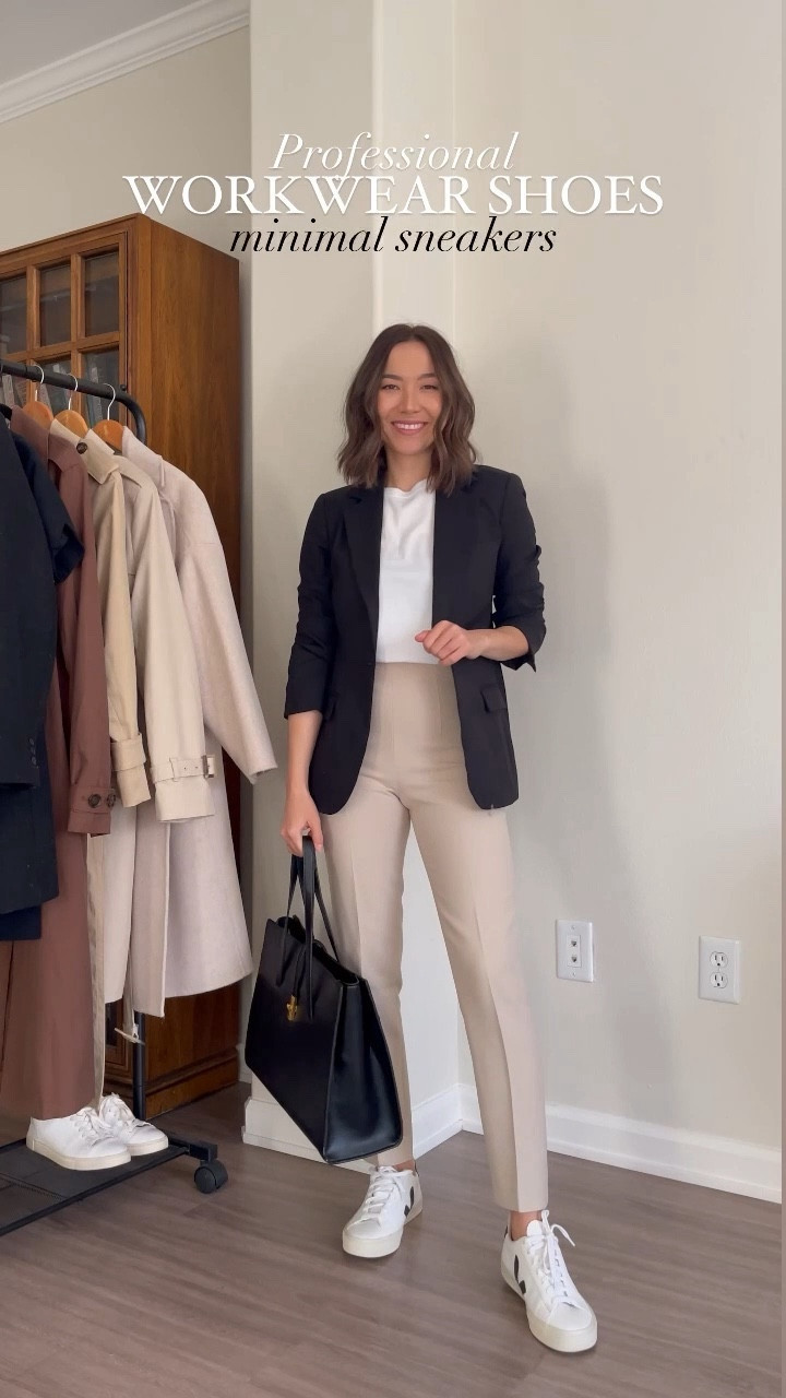 Professional workwear shoes - minimal sneakers, flats/loafers, block heeled boots, stiletto boots 

#LTKSeasonal #LTKshoecrush #LTKworkwear