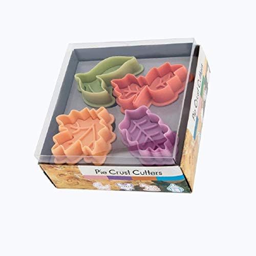 Yunko Cake Leaves Baking Pie Crust Cutters Set of 4 | Amazon (US)