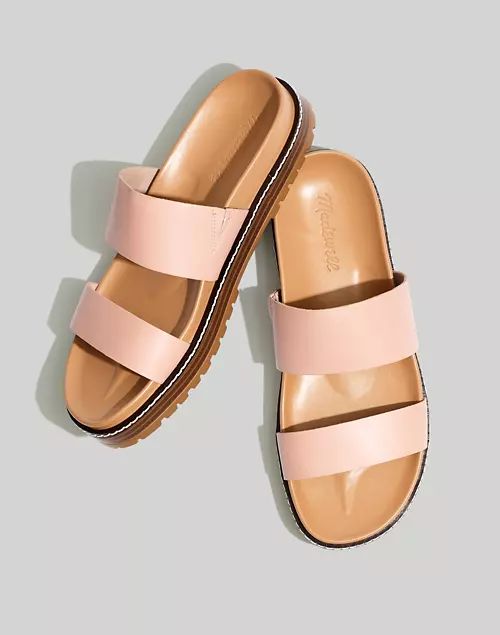 The Charley Double-Strap Slide Sandal | Madewell