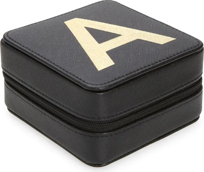 NORDSTROM Initial Zip Square Jewelry Box | Nordstrom | Nordstrom