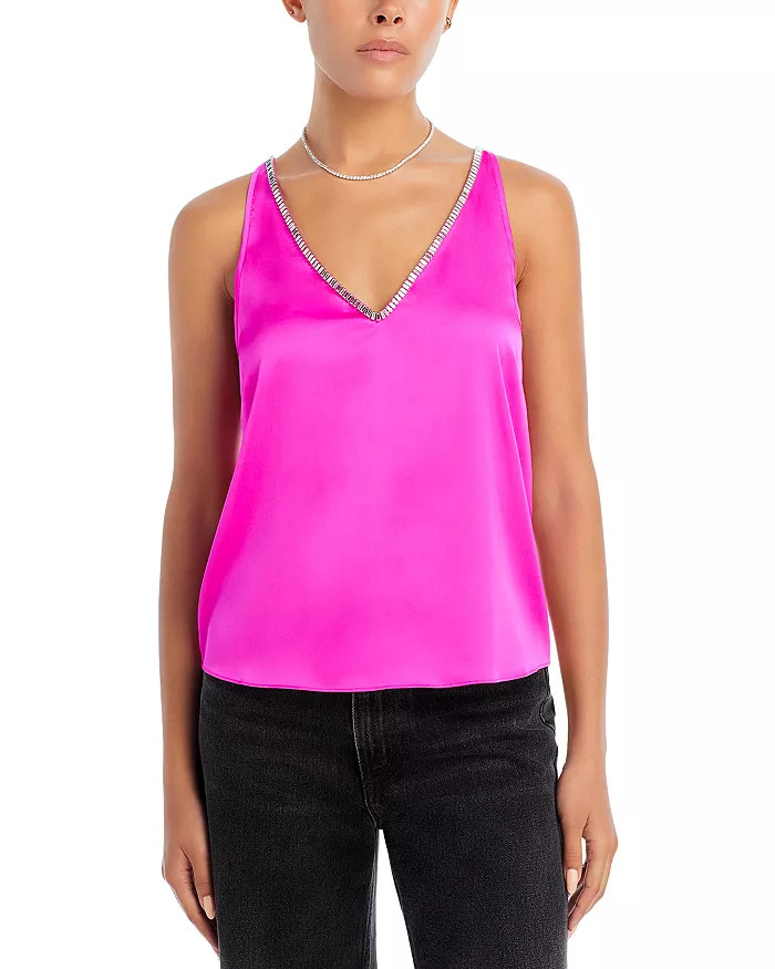 Marian Crystal Trim Tank Top | Bloomingdale's (US)
