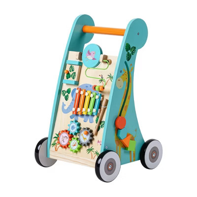 Teamson Kids Wooden Activity Walker Educational Play Musical Walk Toy PS-T0008 | Target
