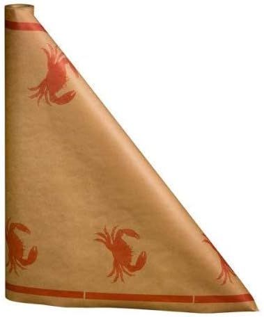 N. F. String & Son, Inc. Crab Print Paper Table Cover 300Ft. | Amazon (US)