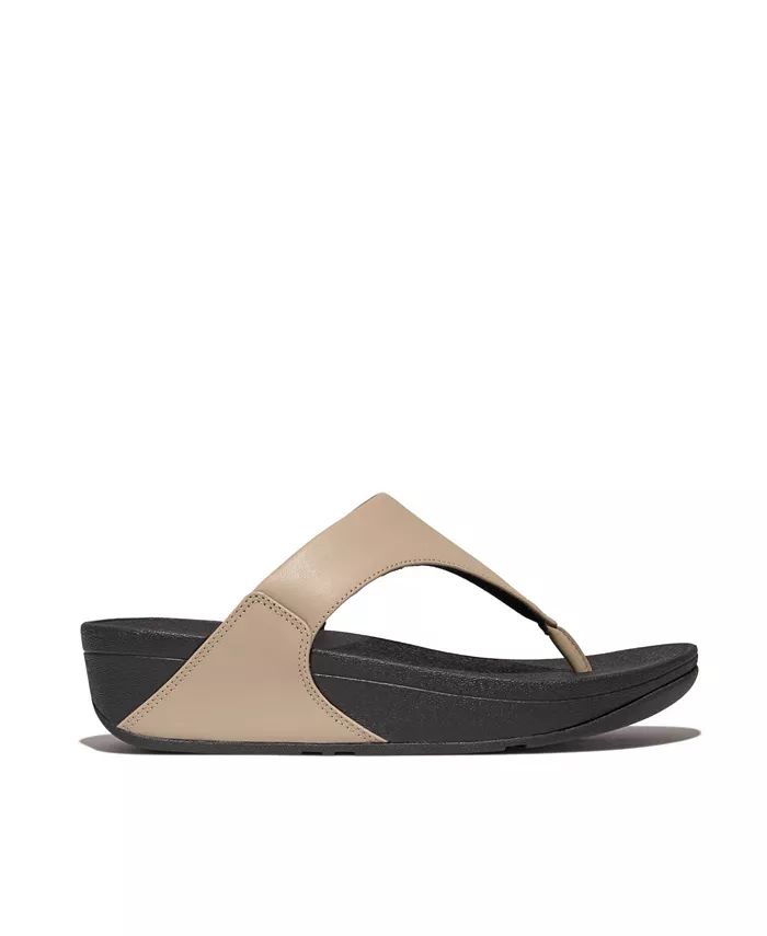 FitFlop Women's Lulu Leather Toe-Thongs Sandals - Macy's | Macy's