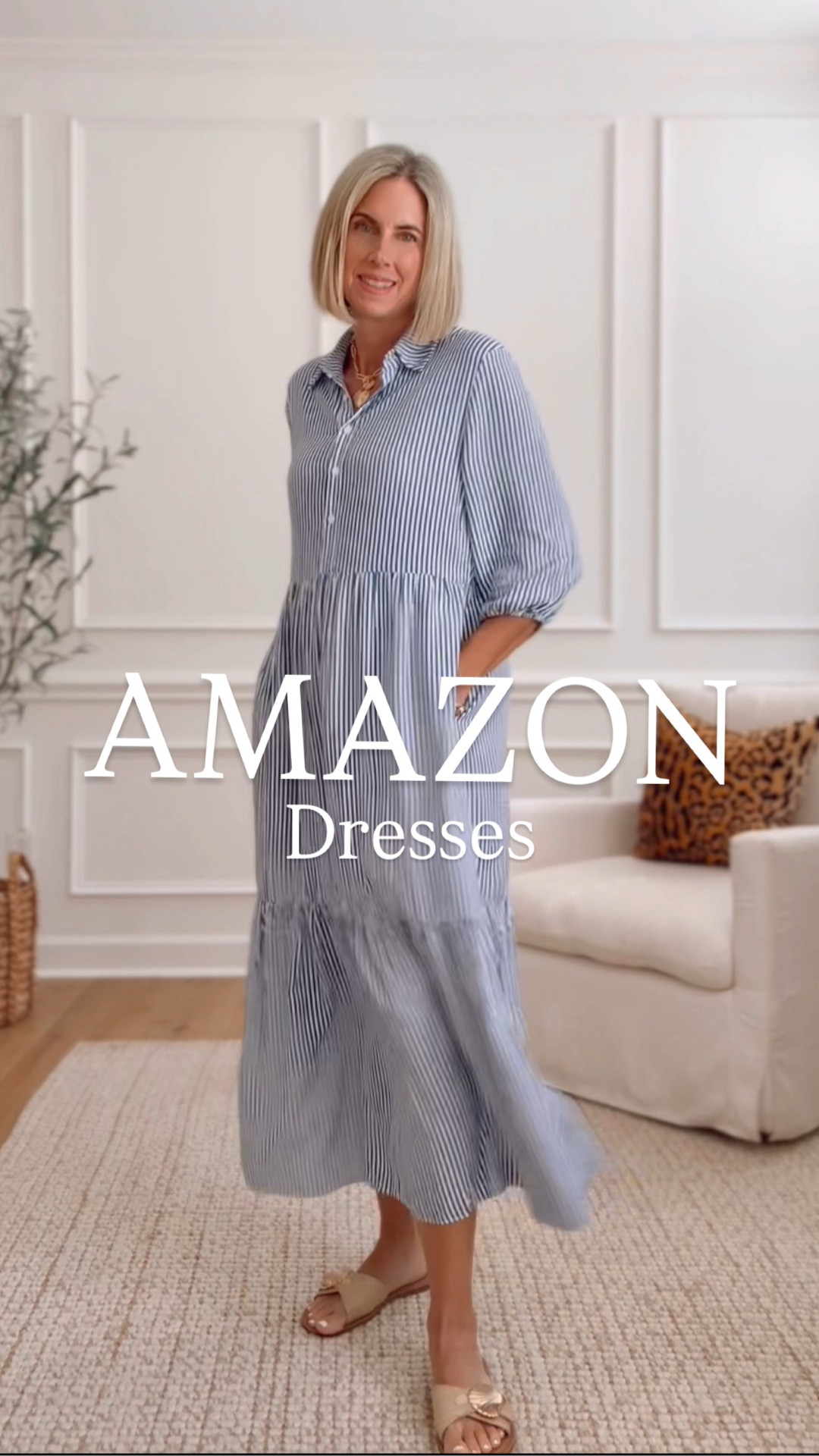 Two Amazon dresses that make getting dressed so easy 💙
Both have 3/4 length sleeves and come in the prettiest blue and white prints—one classic stripe, one paisley! Available in other pretty prints as well. Wearing a small

Perfect for teacher outfits, summer workwear, church or just looking put together with minimal effort 🙌

#amazonfinds #teacherstyle #easyoutfits #amazonfashion #workwearideas #ltkteacher #everydaystyle #amazonoutfits #purelysimplestyle

#LTKWorkwear #LTKFindsUnder50 #LTKOver40