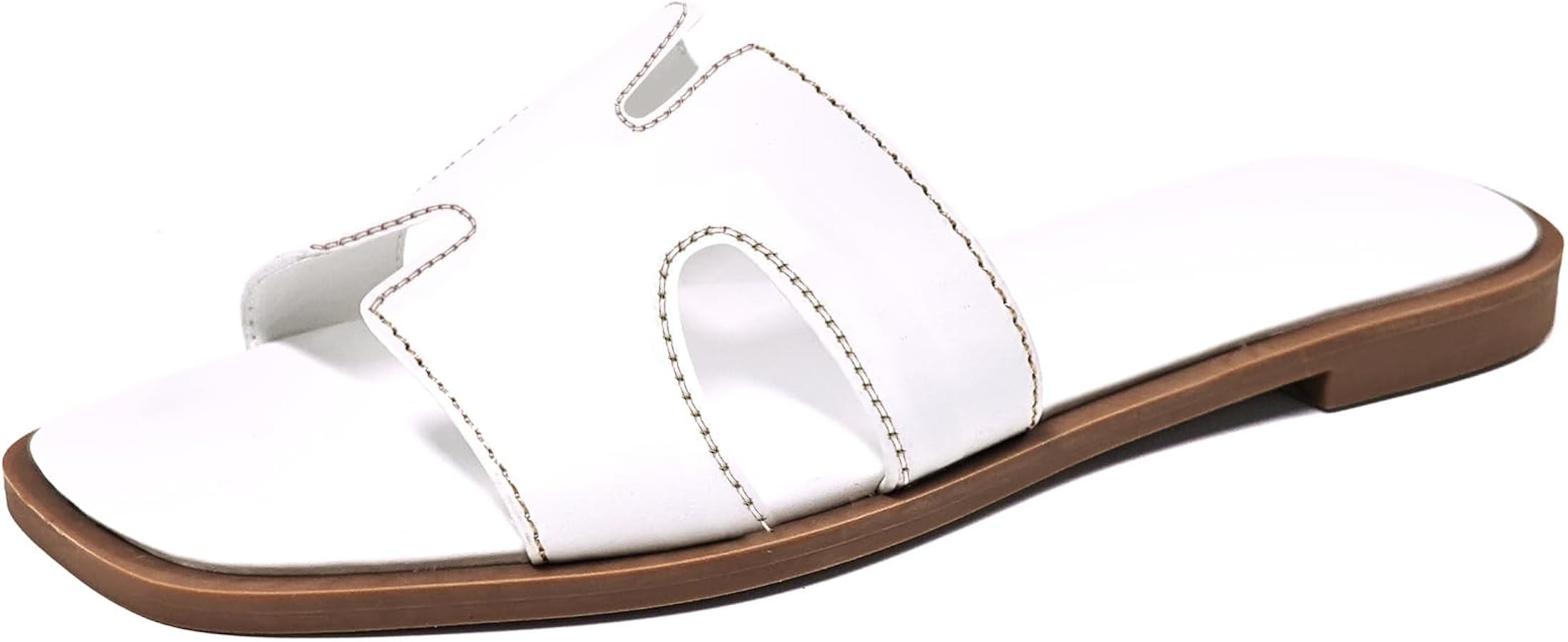 Women's Flat Sandals Comfortable Sandals Women Anti-slip Versatile Women's Slide Sandals Vacation... | Amazon (US)