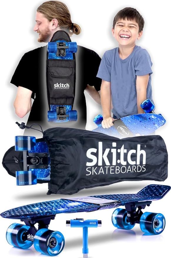 SKITCH Skateboards for Kids Ages 6-12 | Premium Skateboard Gift Set Beginners Complete with Mini ... | Amazon (US)