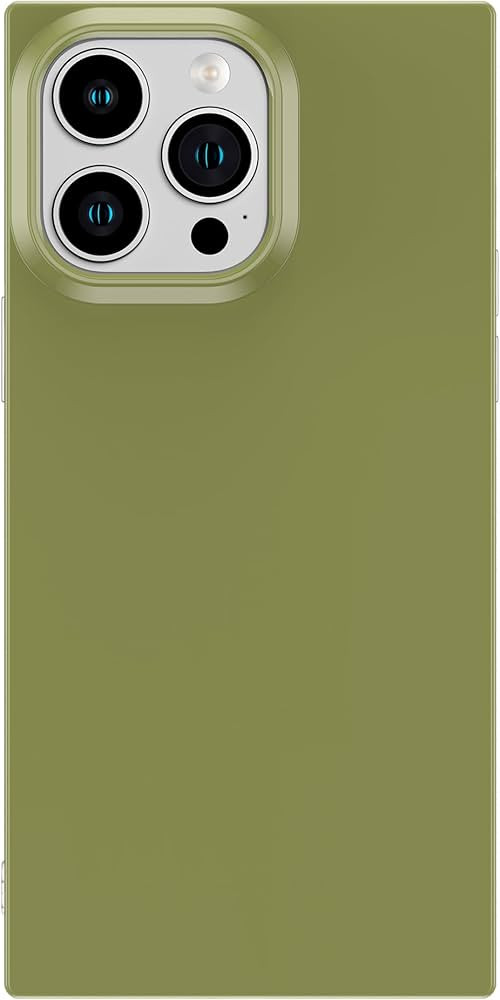 COCOMII Square Case Compatible with iPhone 13 Pro Max - Slim, Glossy, Solid Color, Soothing Paste... | Amazon (US)