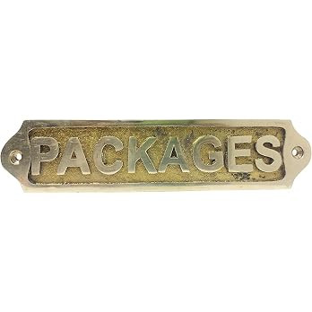 Sam Star Brass Metal Door Sign Plaques| Antique Finish| Easy DIY Installation Plaques| Best Home ... | Amazon (US)